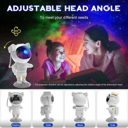 Astronaut Galaxy Star Projector – 17 Lighting Modes