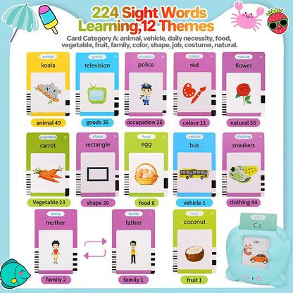 Talking Flash Cards Early Educational Toys.