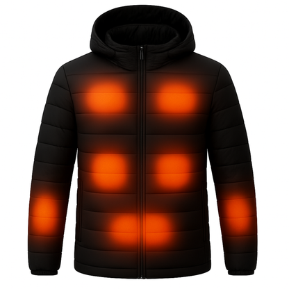USB Heated Jacket - 21-Zone Warmth, 4 Temperature Controls | M09 Winter Coat