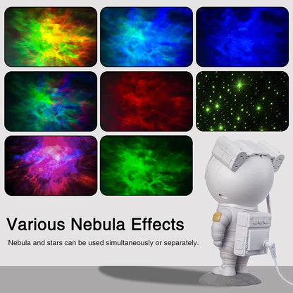 Astronaut Galaxy Star Projector – 17 Lighting Modes