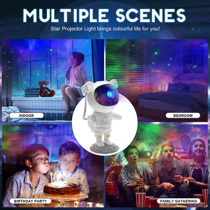 Astronaut Galaxy Star Projector – 17 Lighting Modes