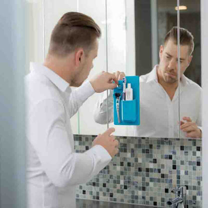 No-Drill Silicone Shower Organizer – Space-Saving Storage