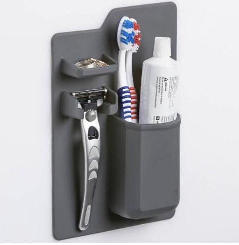 No-Drill Silicone Shower Organizer – Space-Saving Storage